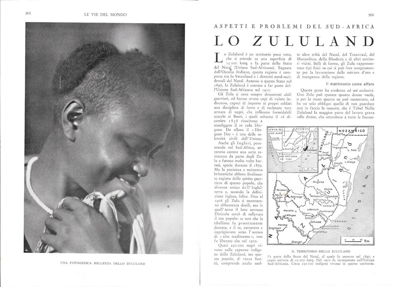 Lo Zululand - Estratto 1939 | Immagine principale