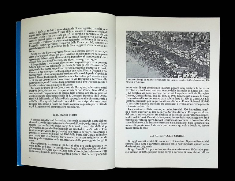 Loano Storia Monumenti Itinerari Turismo Libro Antonio Arecco con Pianta …