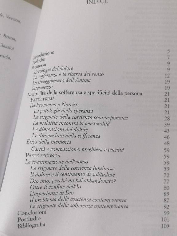 Logos e Pathos Il Senso di fronte alla Sofferenza Libro …