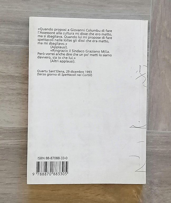 Lollas la città Immateriale - Libro Giovanni Columbu, Cuec Nicolini …