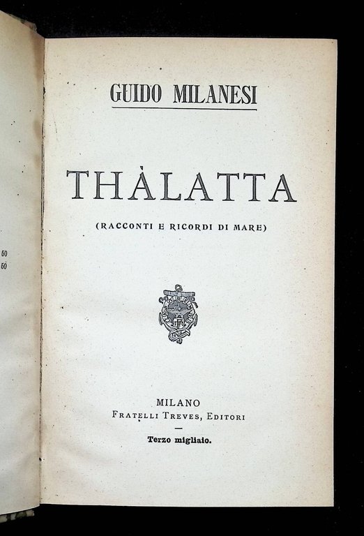 Lotto 3 Libri Guido Milanesi Nella Scia Nomadi Thalatta Treves …