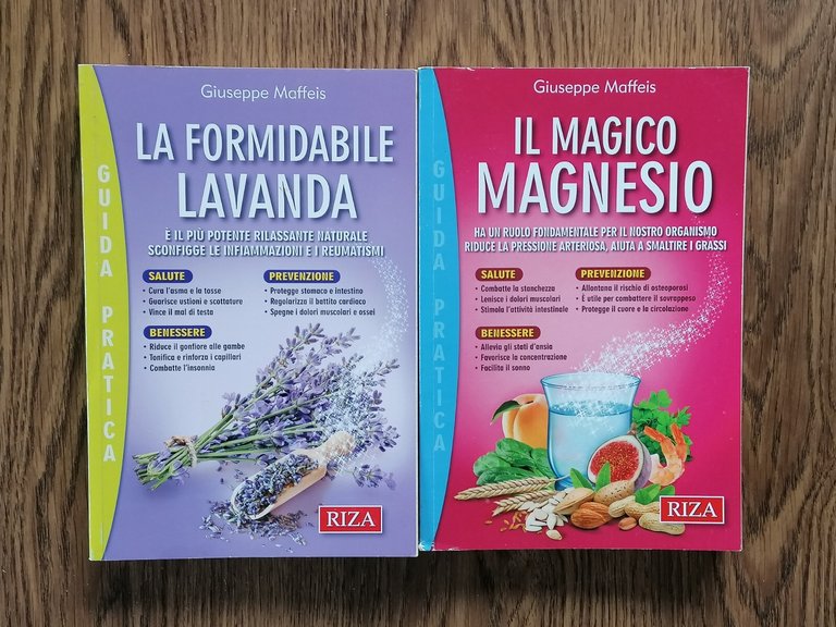 Lotto 6 Libri Maffeis Magnesio Sale Marino Lavanda Soia Acqua …