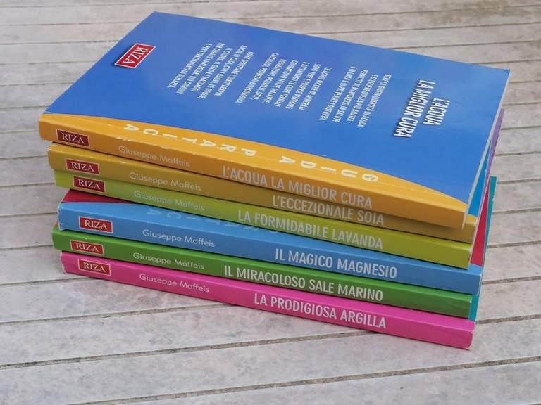 Lotto 6 Libri Maffeis Magnesio Sale Marino Lavanda Soia Acqua …