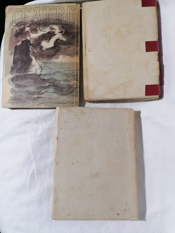 Lotto di tre libretti teatrali vecchi primi Novecento Nino Berrini …