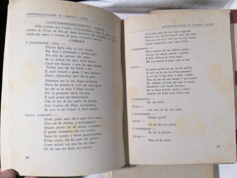 Lotto di tre libretti teatrali vecchi primi Novecento Nino Berrini …