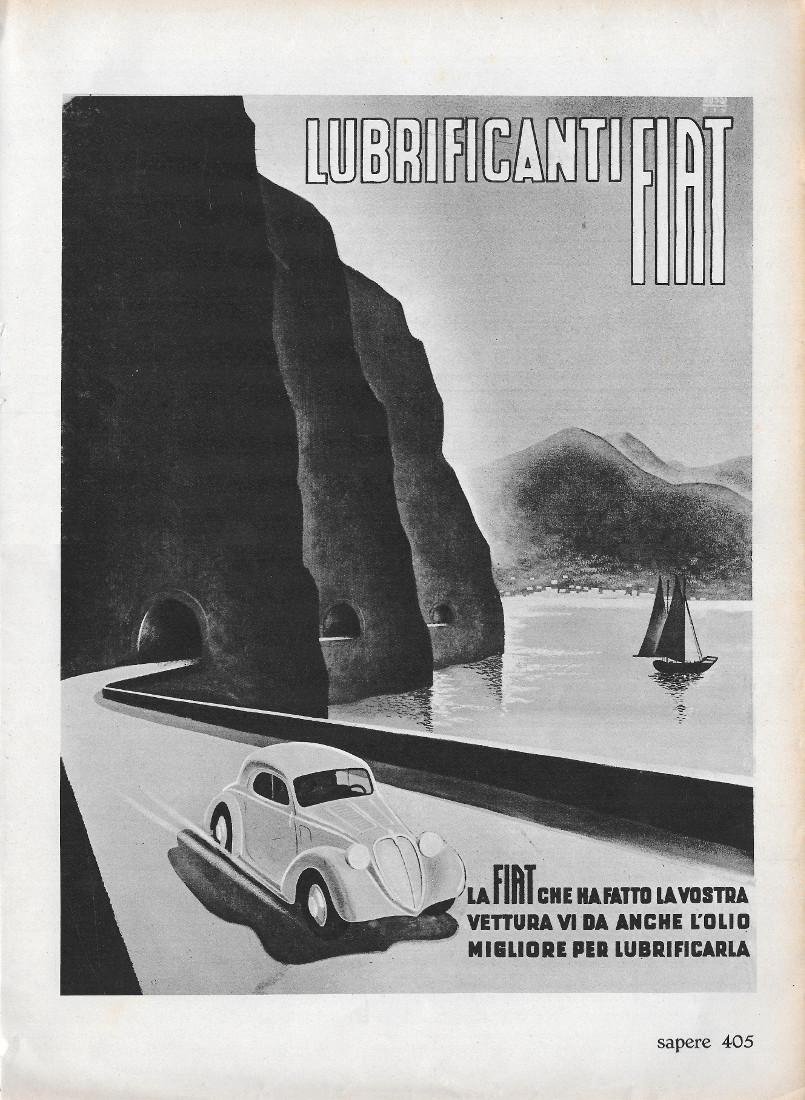Lubrificanti Fiat / CGS Istrumenti di Misura SA. Advertising 1939 | Immagine principale