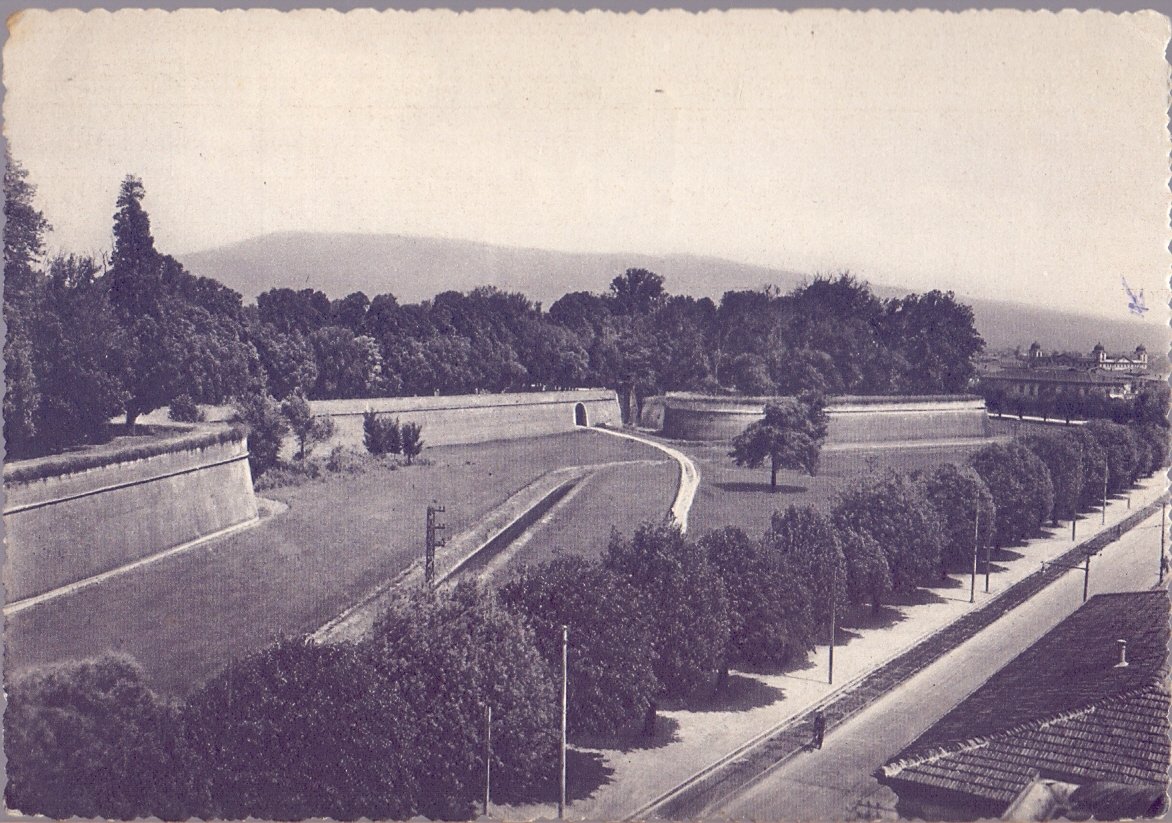 Lucca. Veduta esterna delle mura. Viaggiata | Immagine principale