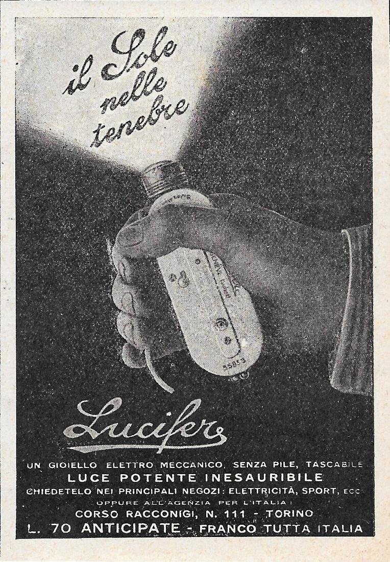 Lucifer. Il Sole nelle tenebre. Advertising 1929 | Immagine principale