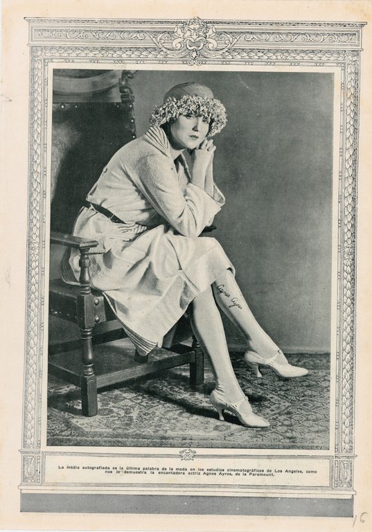 M. Alvarez. Economice vd. dinero/ Agnes Ayres actriz. Advertising 1922 | Immagine Gallery 2