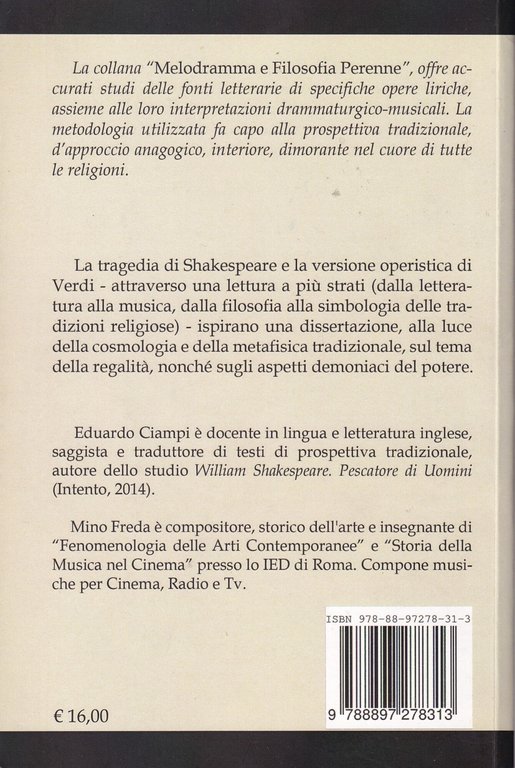 Macbeth tra Shakespeare e Verdi. La tragedia della regalità dissacrata