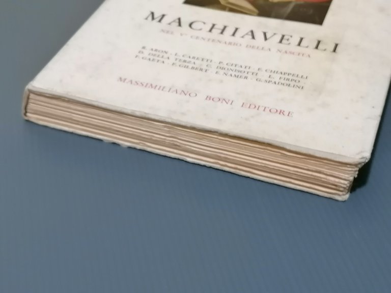Machiavelli Nel V^ Centenario Della Nascita Libro Citati Dionisotti Boni …