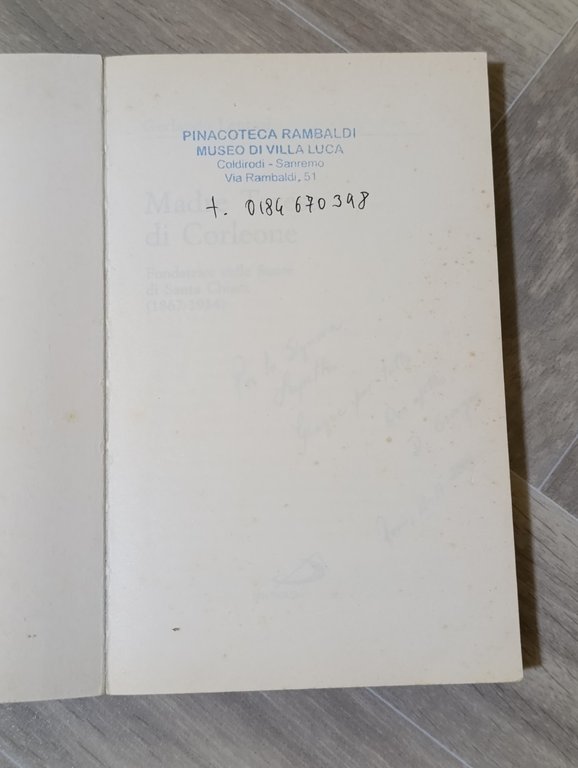 Madre Teresa di Corleone. Fondatrice delle Suore di Santa Chiara …