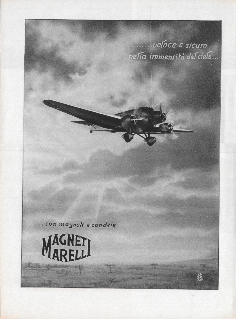 Magneti Marelli ... veloce e sicuro nell'immensità del cielo - … | Immagine principale