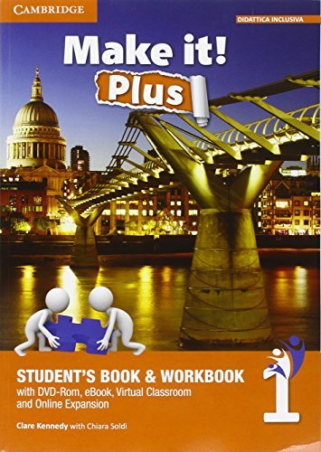 Make it! Plus level 1. Student's book-Workbook. DVD-ROM. - 9781316623800 | Immagine principale