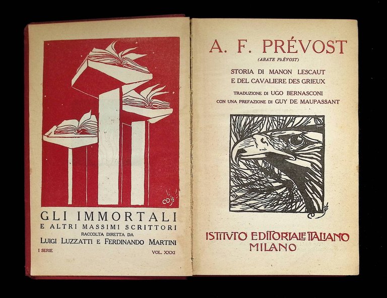 Manon Lescaut. Storia di Manon Lescaut e del Cavaliere Des …