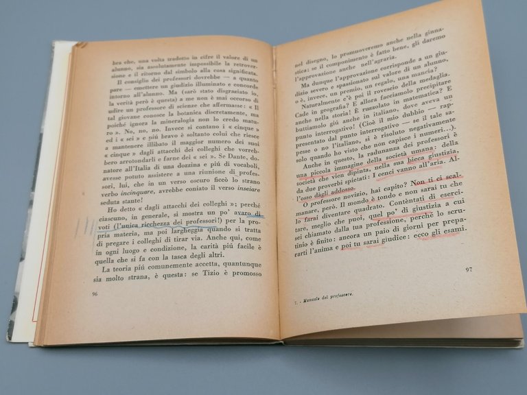 Manuale Del Perfetto Professore Libro Provenzal 5^ Edizione Cavallotti 1947