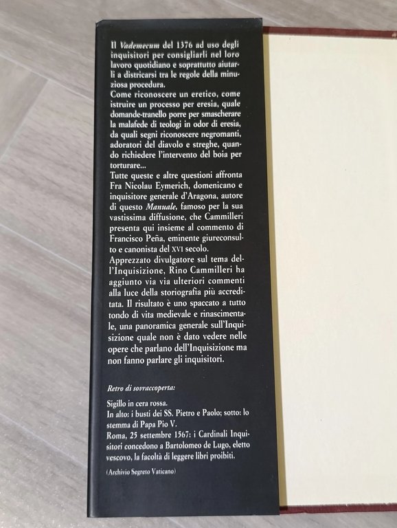 Manuale dell'inquisitore. A.D. 1376. Vademecum medievale ad uso degli inquisitori | Immagine Gallery 10