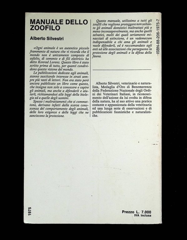 Manuale dello Zoofilo