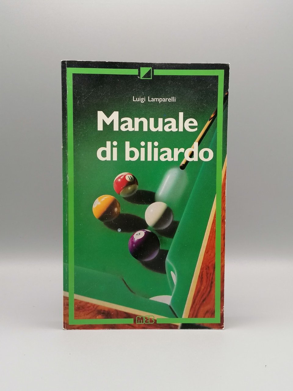 Manuale di Biliardo Libro Luigi Lamparelli 1987 MEB 2^ Edizione …