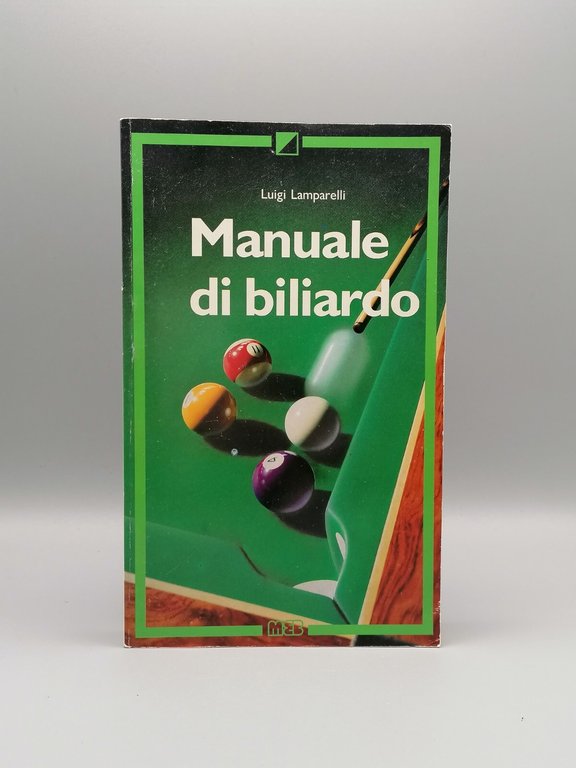 Manuale di Biliardo Libro Luigi Lamparelli 1987 MEB 2^ Edizione …