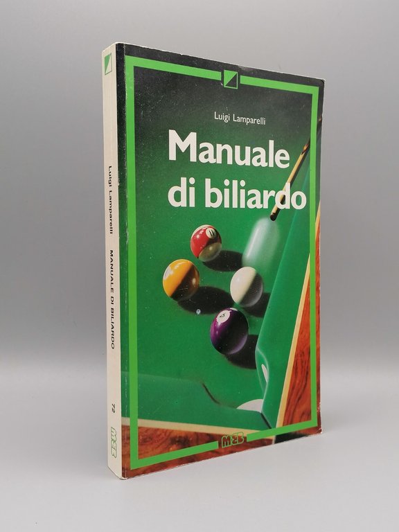 Manuale di Biliardo Libro Luigi Lamparelli 1987 MEB 2^ Edizione …
