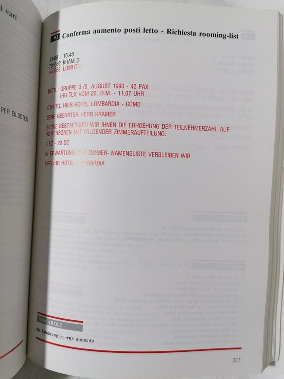 Manuale Di Corrispondenza Turistica Tedesca Libro Giovanna Carra Vannini 1992