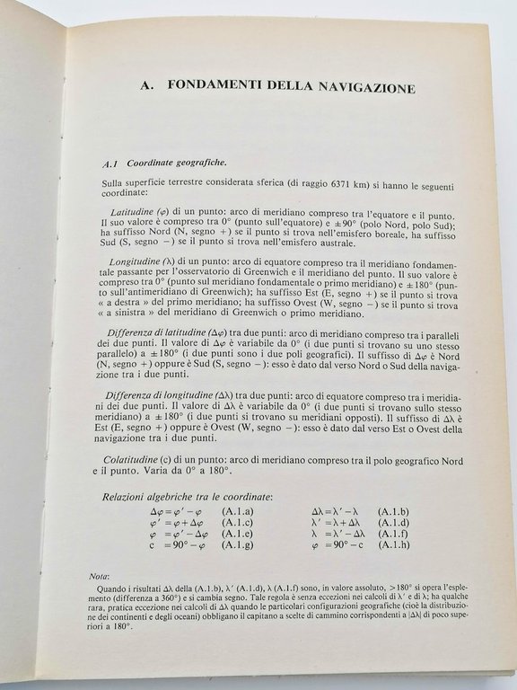 Manuale di Nautica con il Calcolatore Libro Nicoli Vassalle Mursia …