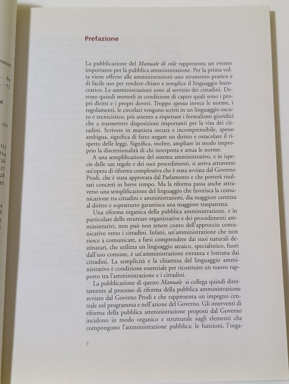 Manuale di stile. Strumenti per semplificare il linguaggio delle amministrazioni …