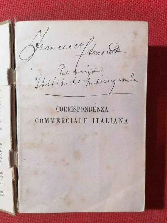 Manuale Hoepli Corrispondenza Commerciale Italiana