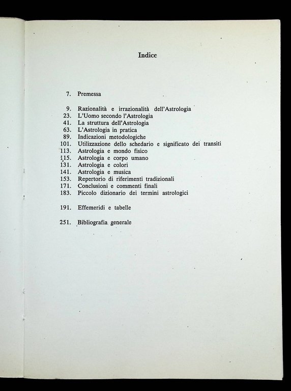 Manuale Laico di Astrologia - Libro Haram Effemeridi Oroscopo Savelli …