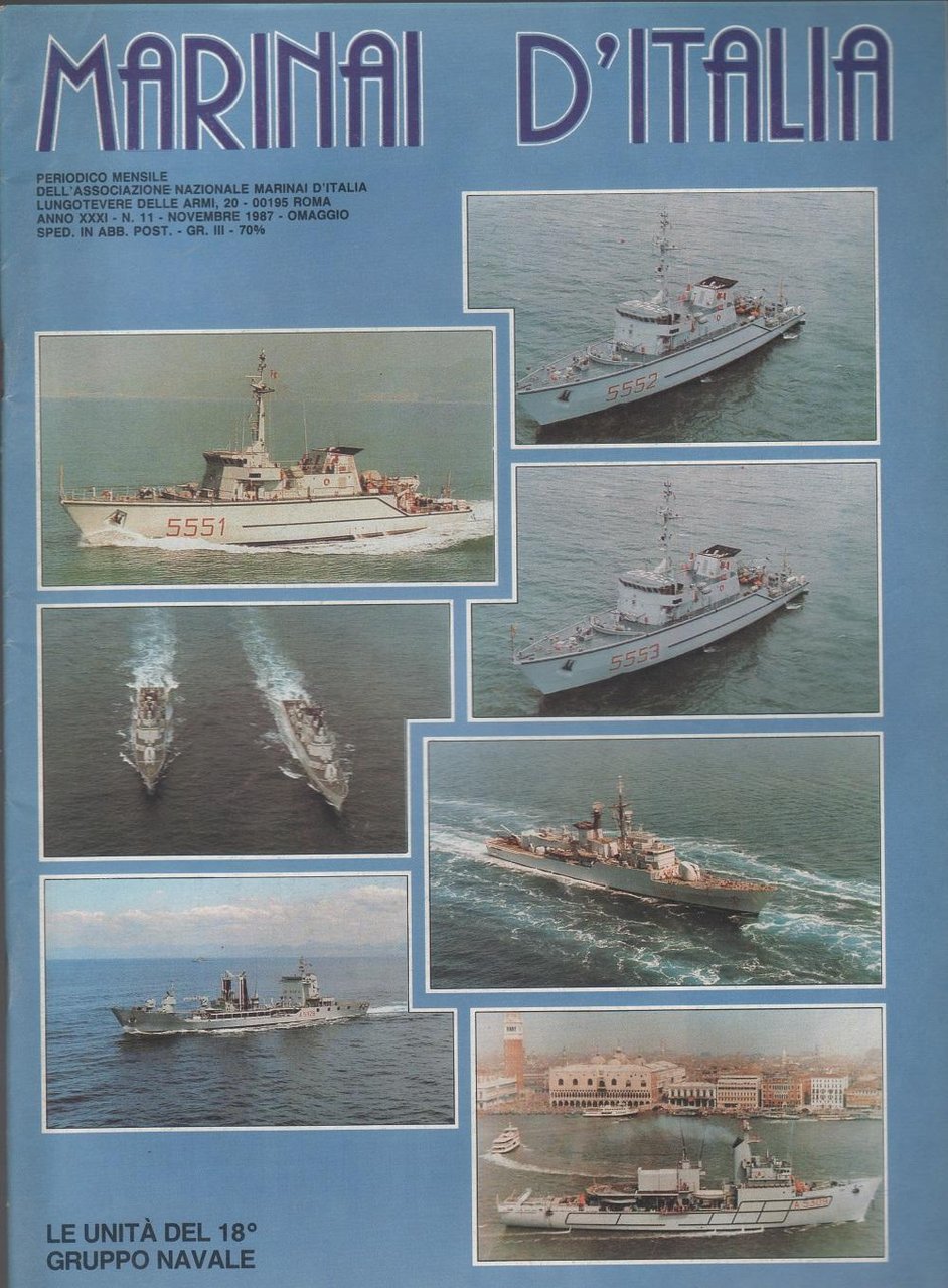 Marinai d'Italia. n. 11 novembre 1987 | Immagine principale
