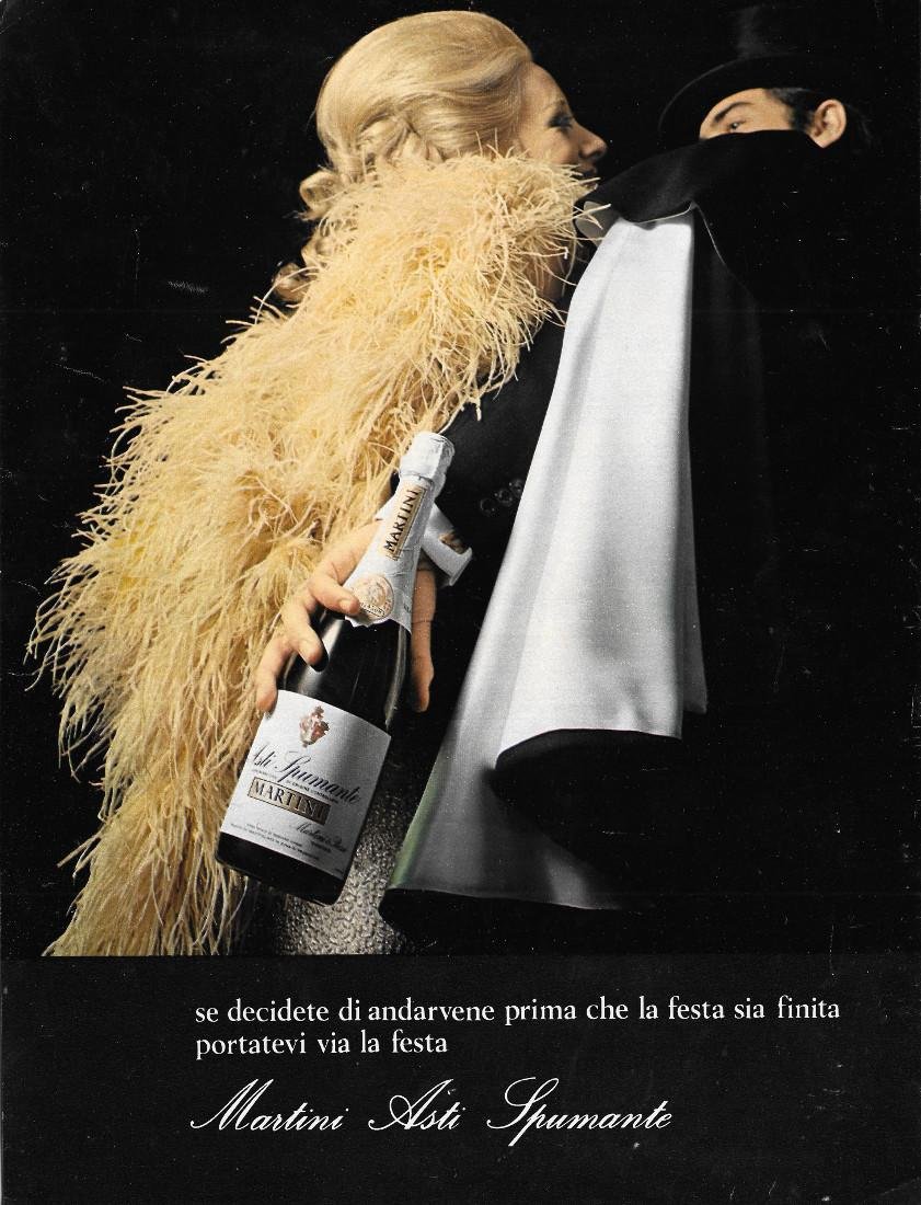 Martini Asti Spumante / Espiegle Atkinsons. Advertising 1970, fronte retro | Immagine principale