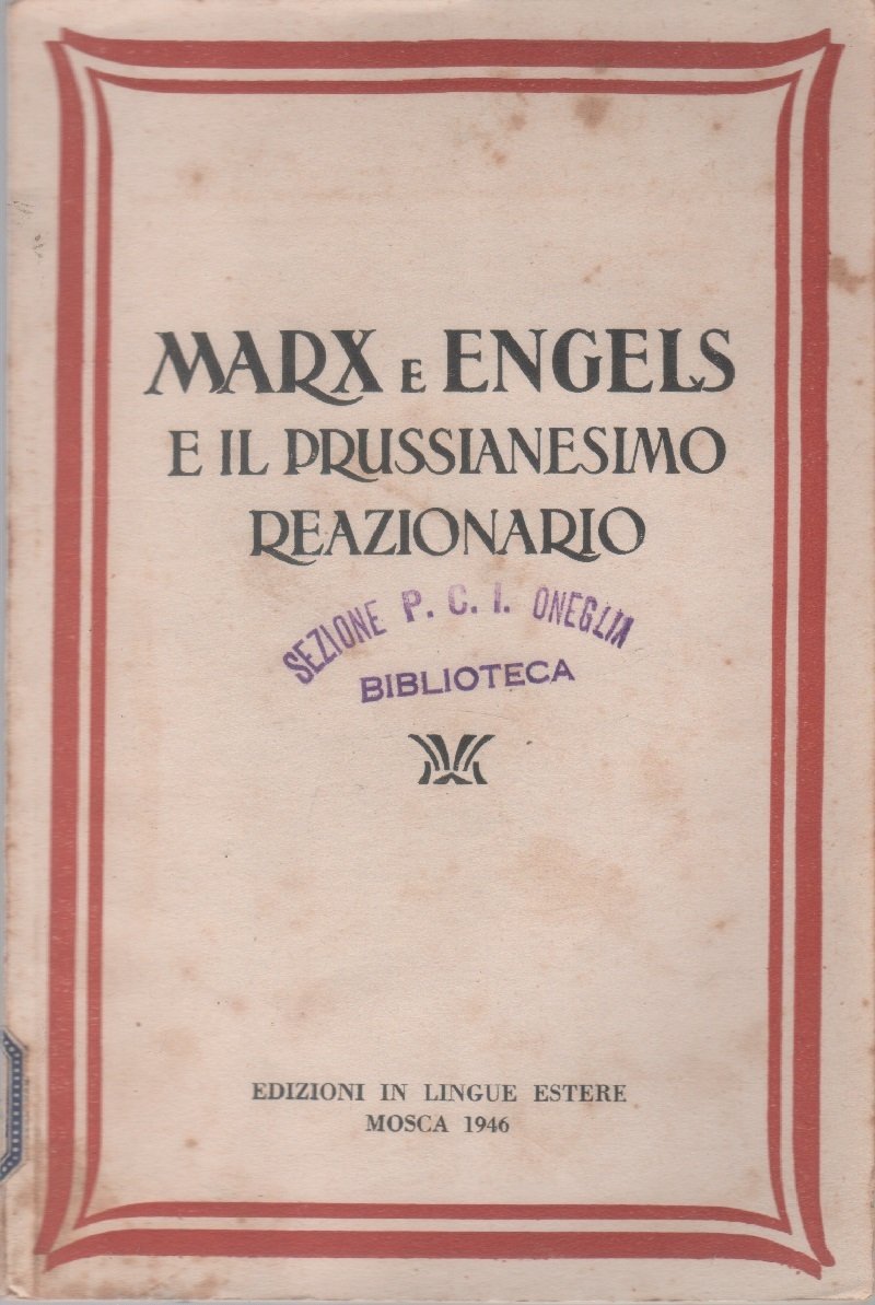 Marx e Engels e il prussianesimo reazionario | Immagine principale