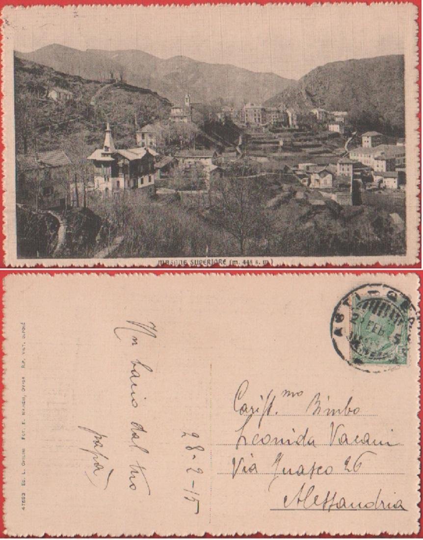 Masone Superiore (GE). Viaggiata 1915 | Immagine principale