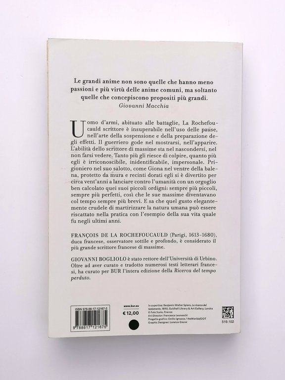 Massime - La Rochefoucauld - Bur Classici Testo Francese a …