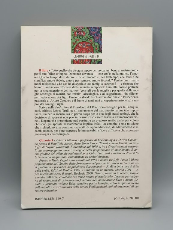 Matrimonio d'Amore Cammino di Coppia Libro Cattaneo Pugni Ares Genitori …