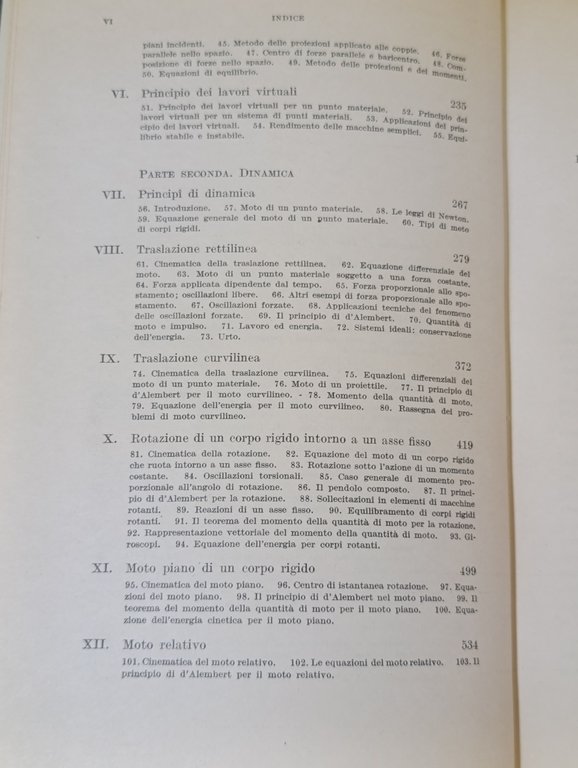 Meccanica Applicata. Prima Edizione