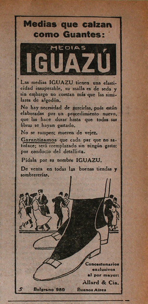 Medias Iguazù - Advertising 1922 | Immagine principale