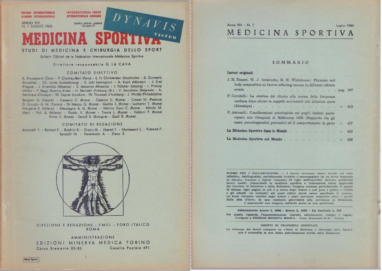 Medicina Sportiva Studi di Medicina e Chirurgia dello Sport Anno … | Immagine principale