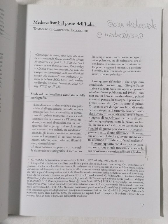 Medievalismi Italiani Libro Storia Medioevo Medievalismo Falconieri Facchini