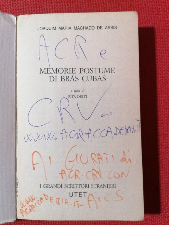 Memorie postume di Bras Cubas