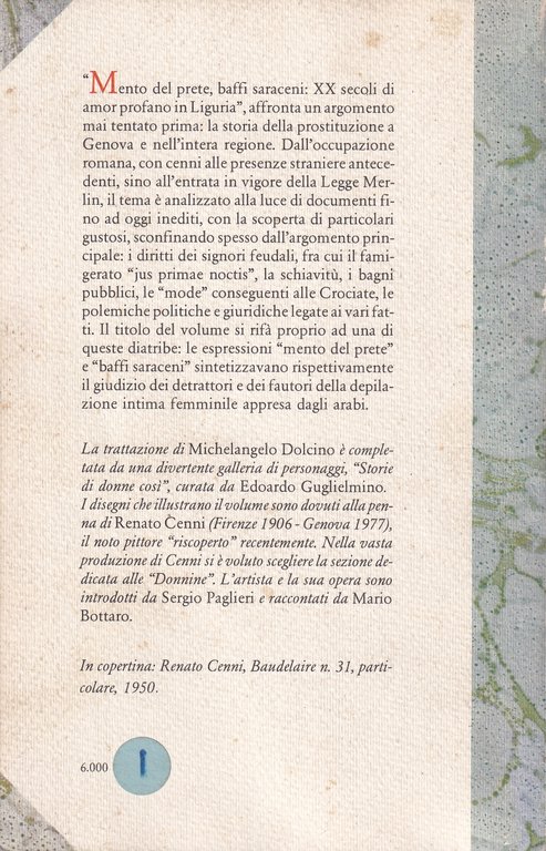 Mento del prete, baffi saraceni. XX Secoli di Amor Profano …