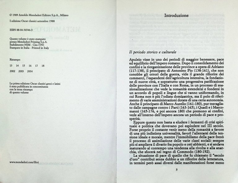 Metamorfosi (l'asino d'oro)