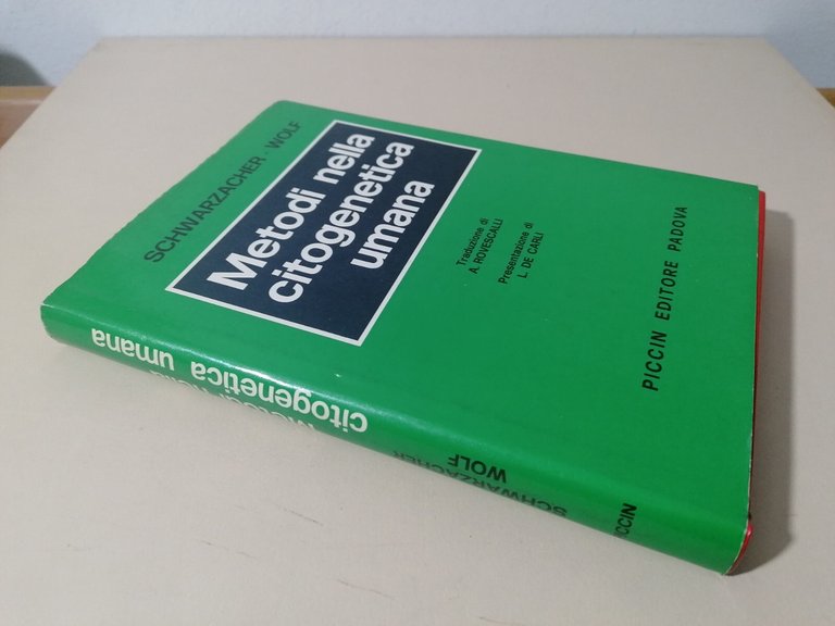 Metodi Nella Citogenetica Umana Libro Schwarzacher Wolf Piccin 1978 Raro