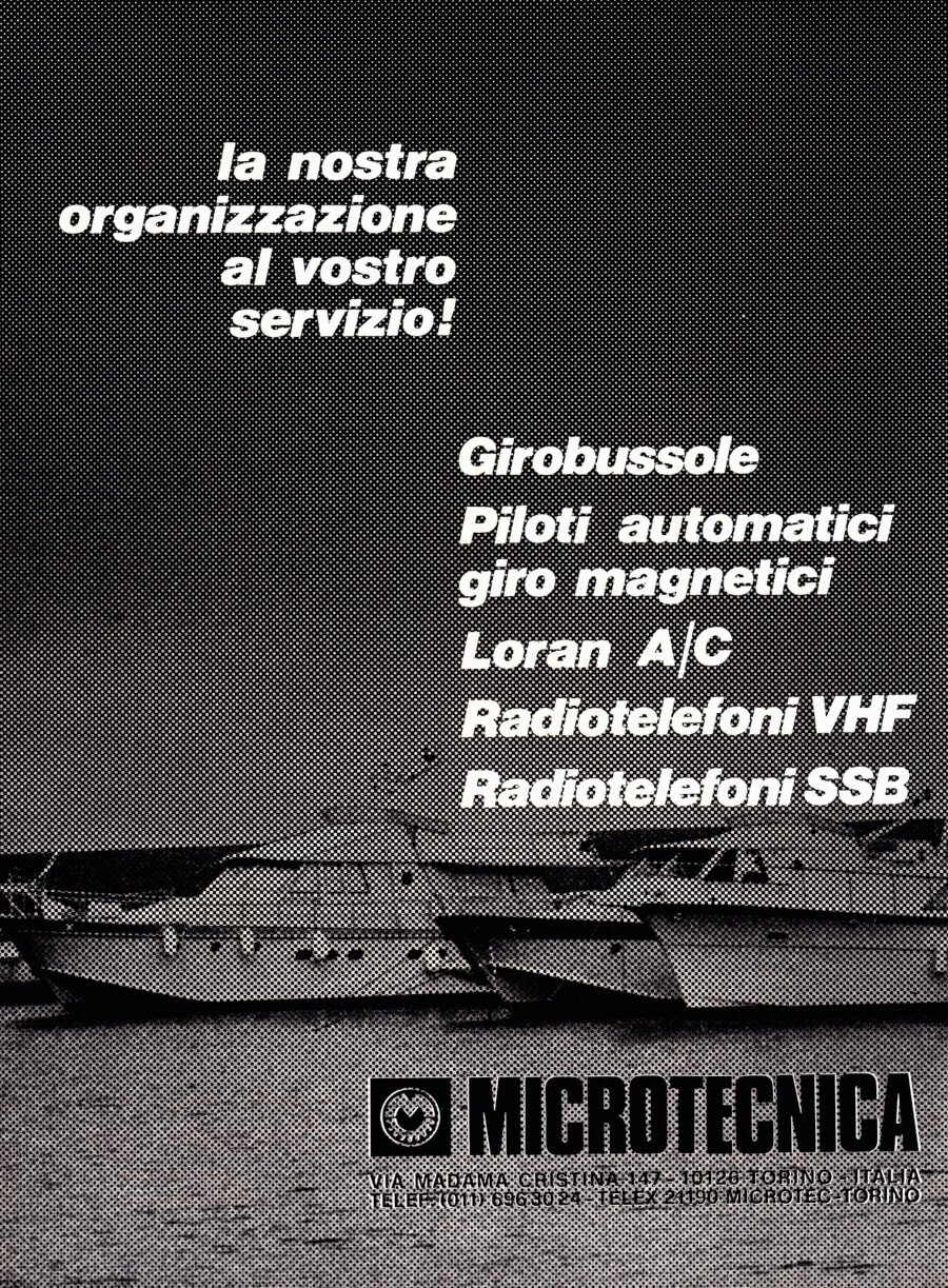 Microtecnica / Catamarani Italmarine. Advertising 1974 | Immagine principale