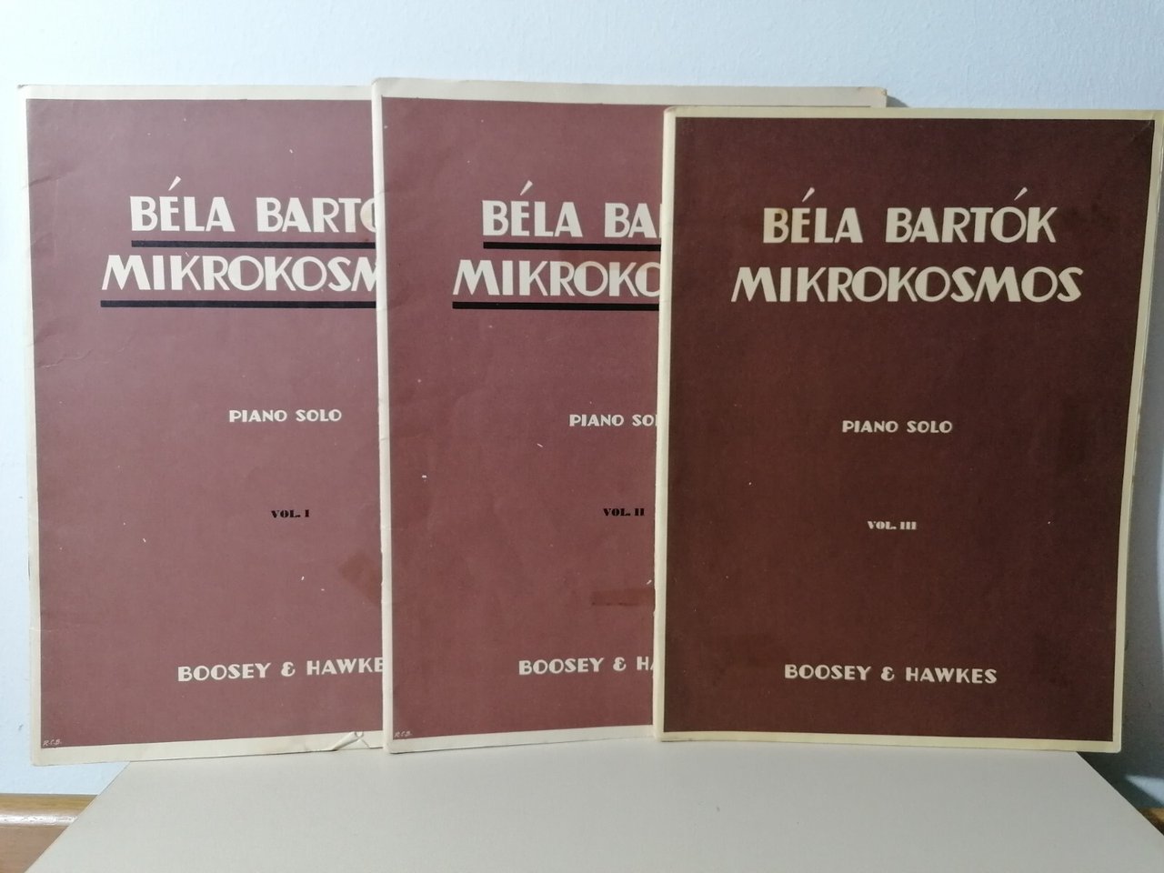 Mikrokosmos Bela Bartok Spartito 3 Volumi Pianoforte Boosey Hawkes