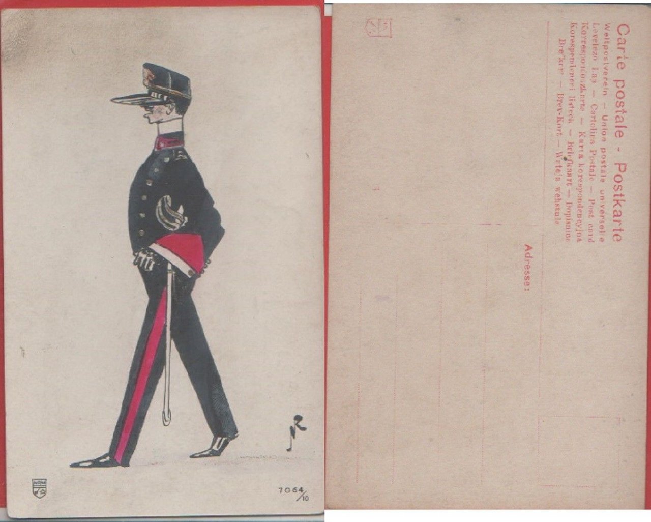 Militaria, Italia primi '900. Non viaggiata | Immagine principale