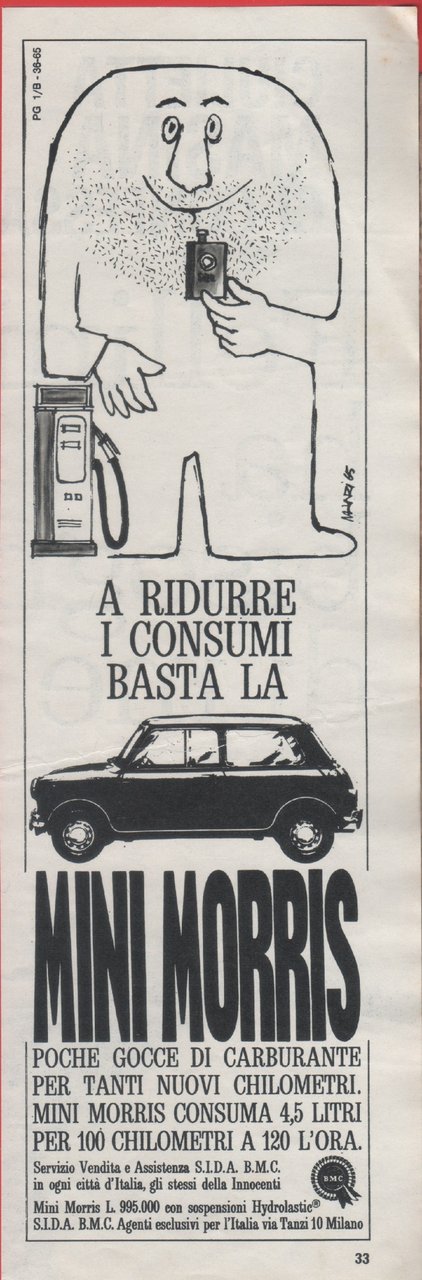 Mini Morris. Advertising 1964 | Immagine principale