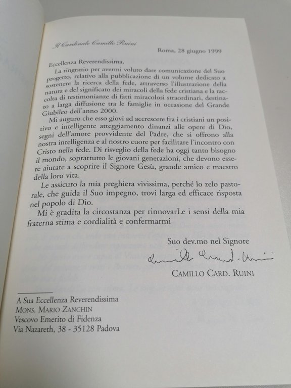 Miracoli Straordinari Libro Zanchin Soprannaturale Invisibile Diventa Visibile