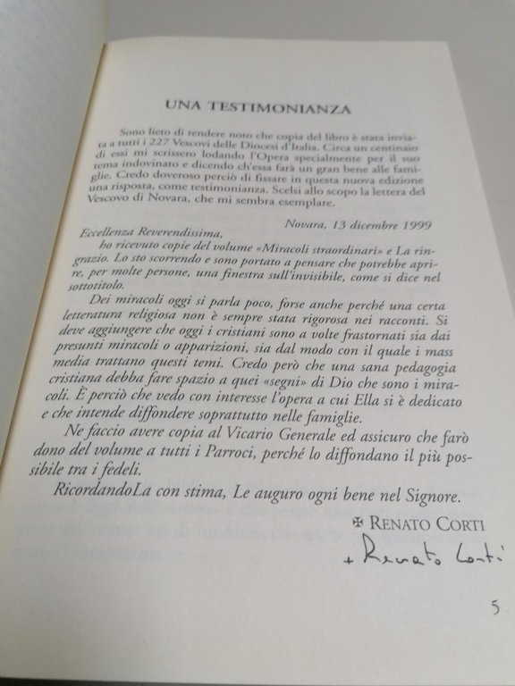 Miracoli Straordinari Libro Zanchin Soprannaturale Invisibile Diventa Visibile